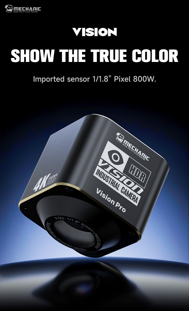 Camera Kính Hiển Vi Mechanic V - đánh giá và giá 4K Microscope Camera Sony Sensor