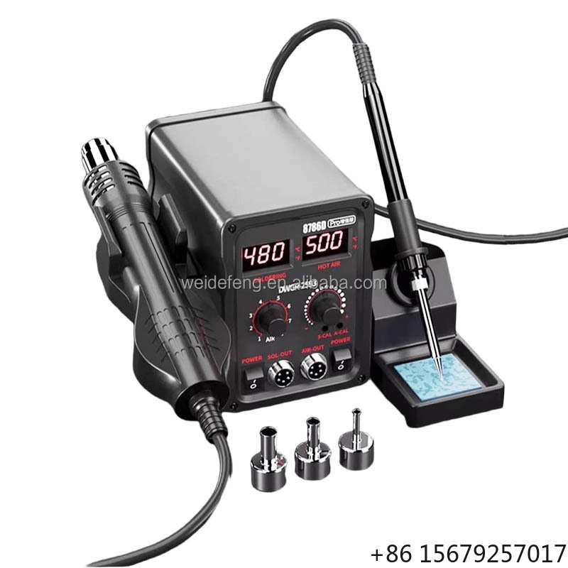 Electric Rework Station with L - đánh giá và giá 2 In 1 Soldering Rework Station 750W