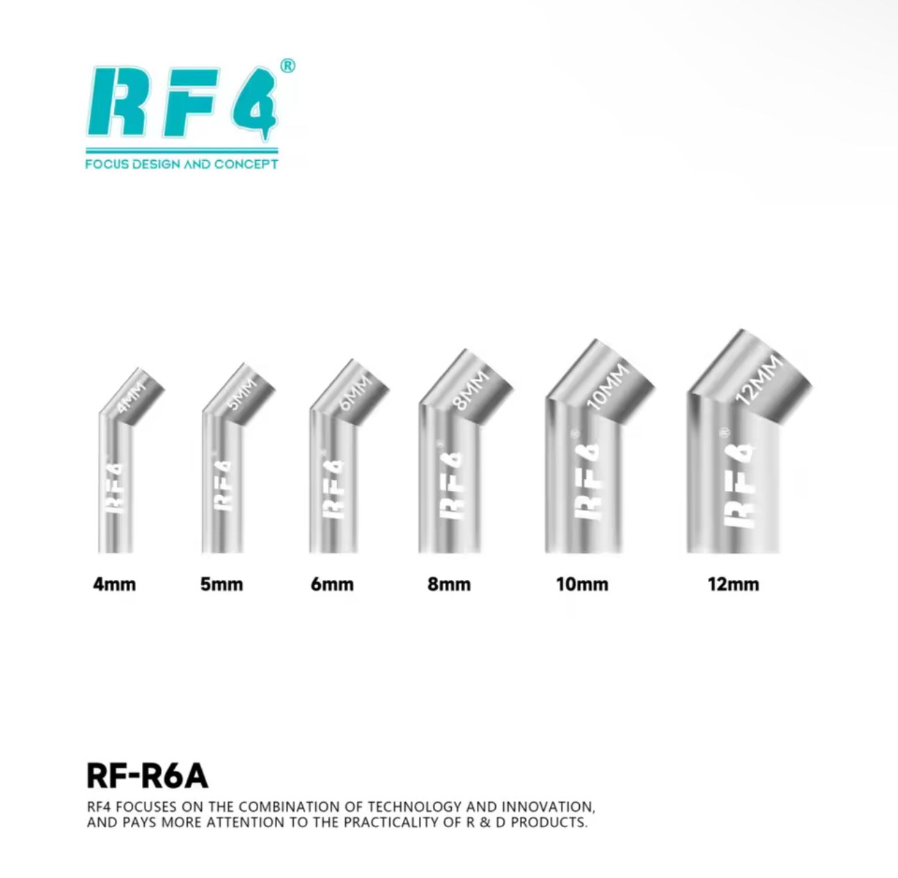 RF4 RF-R6A/B 6 in 1 Diagonal A - đánh giá và giá Hot Air Rework Station 861Dw