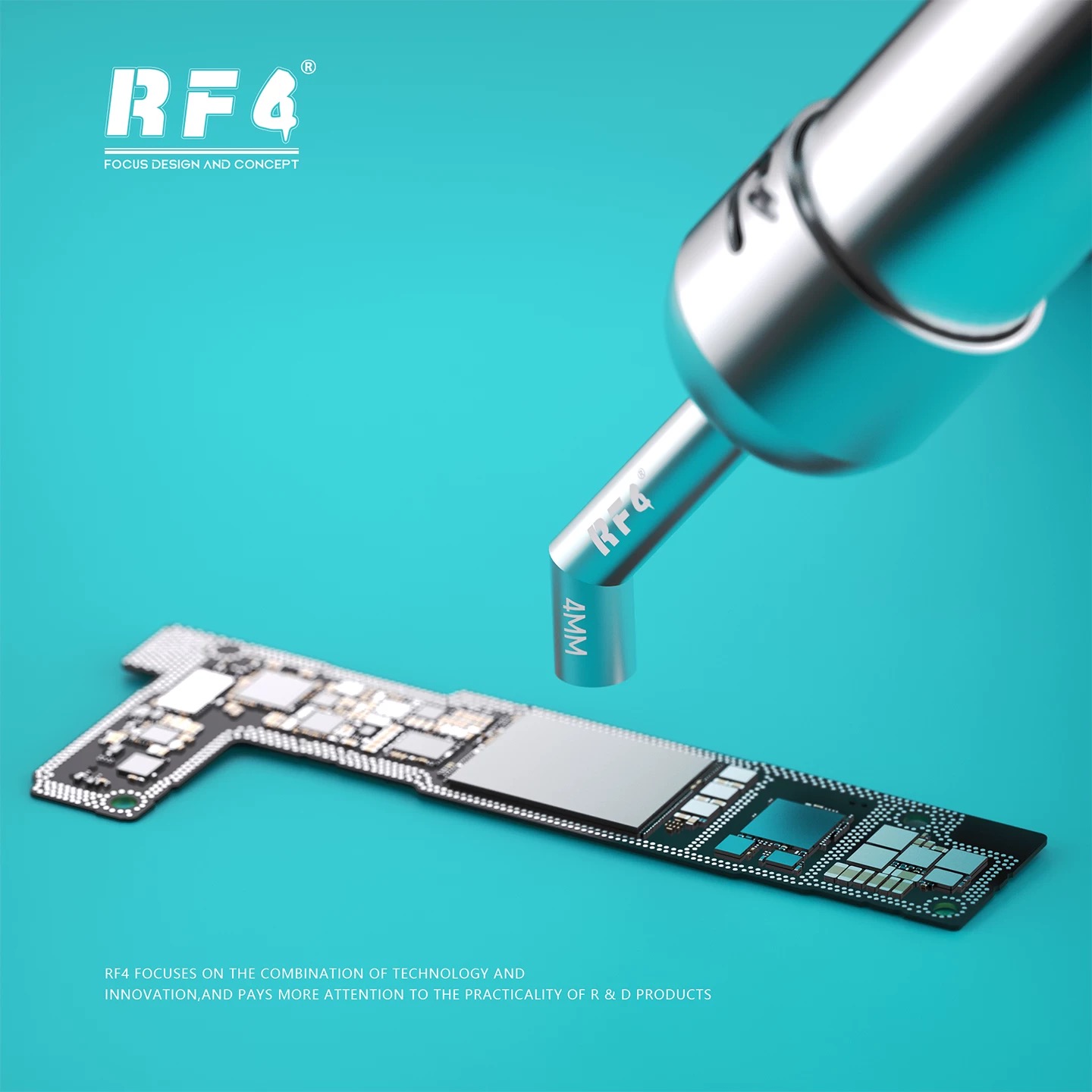 RF4 RF-R6A/B 6 in 1 Diagonal A - đánh giá và giá Hot Air Rework Station 861Dw
