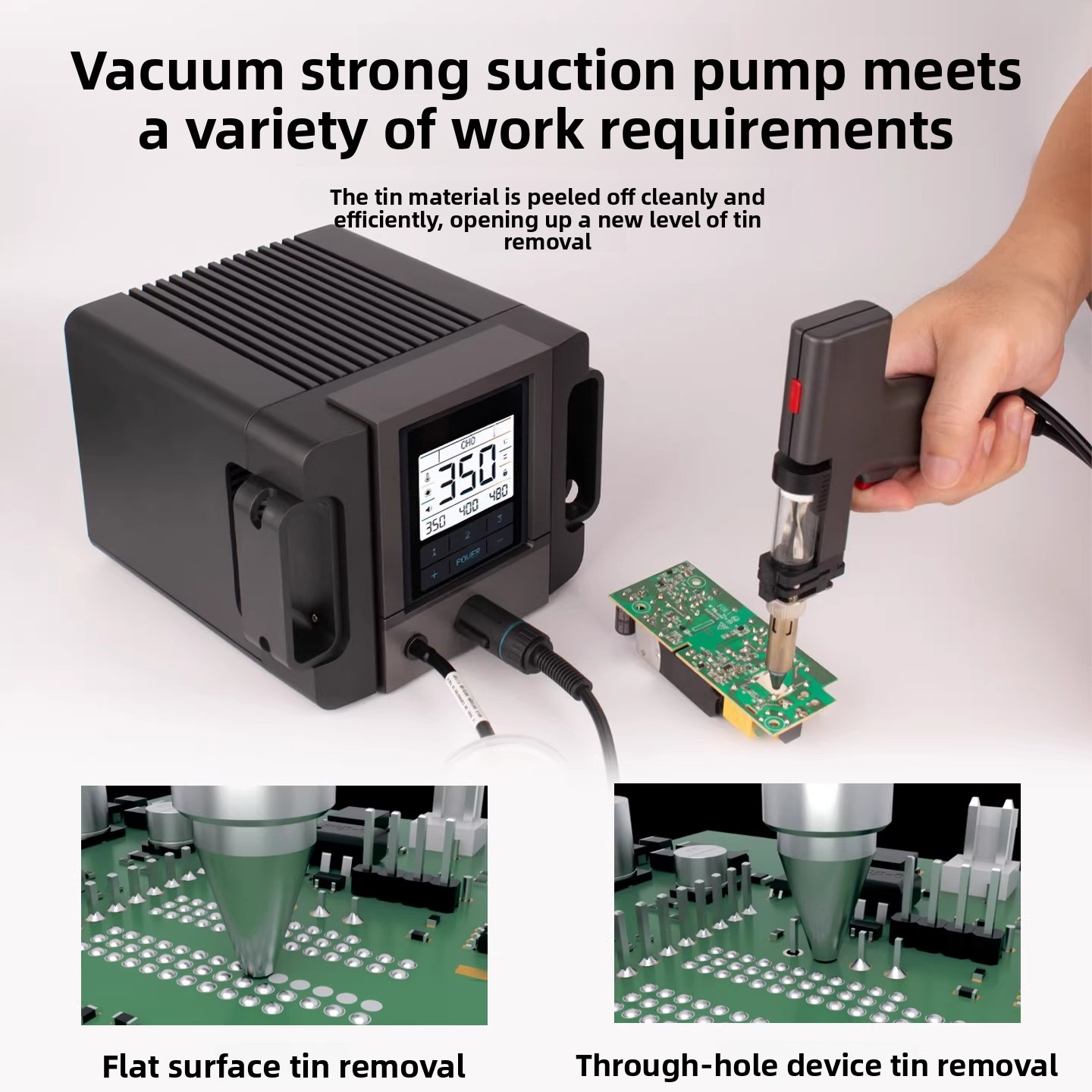 Electric Desoldering Pump 200W - đánh giá và giá Desoldering Pump Electric Vacuum Station