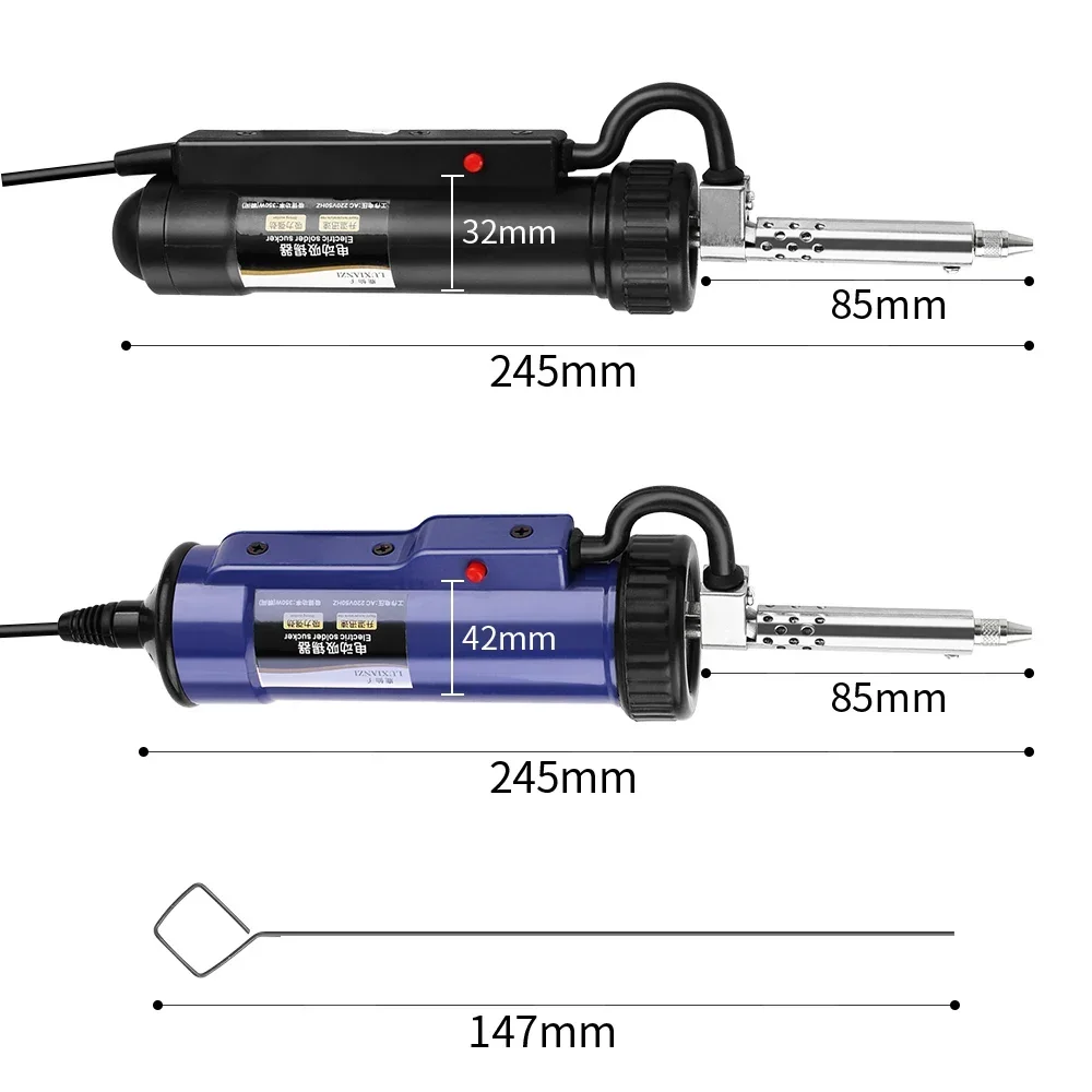 LUXIANZI Mới 3 trong 1 Máy hút - đánh giá và giá Desoldering Pump Electric Vacuum Station