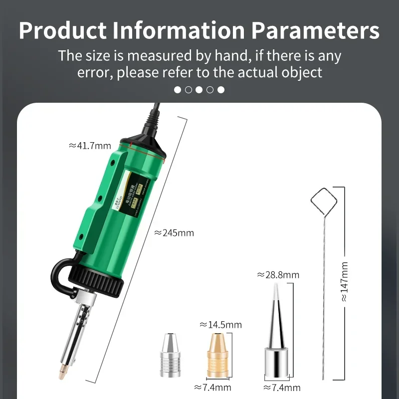 LUXIANZI Mới 3 trong 1 Máy hút - đánh giá và giá Desoldering Pump Electric Vacuum Station